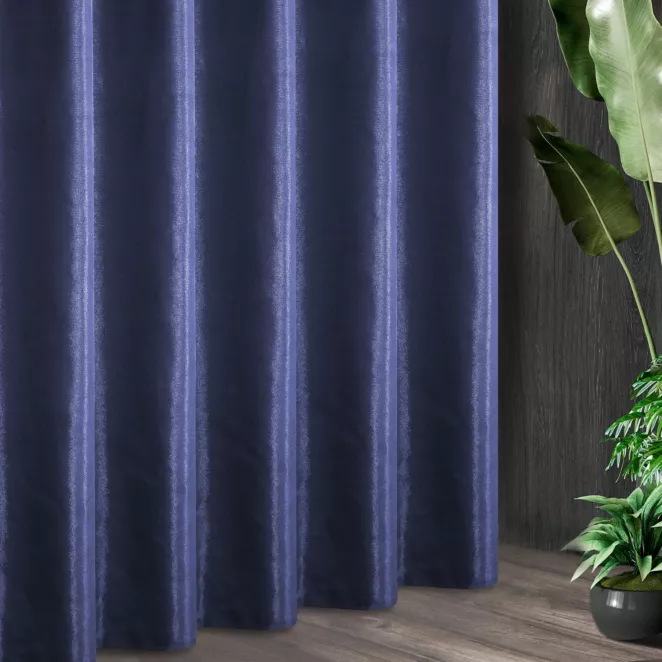 Tkanina zasłonowa z ozdobnym splotem i dodatkiem błyszczącej nici