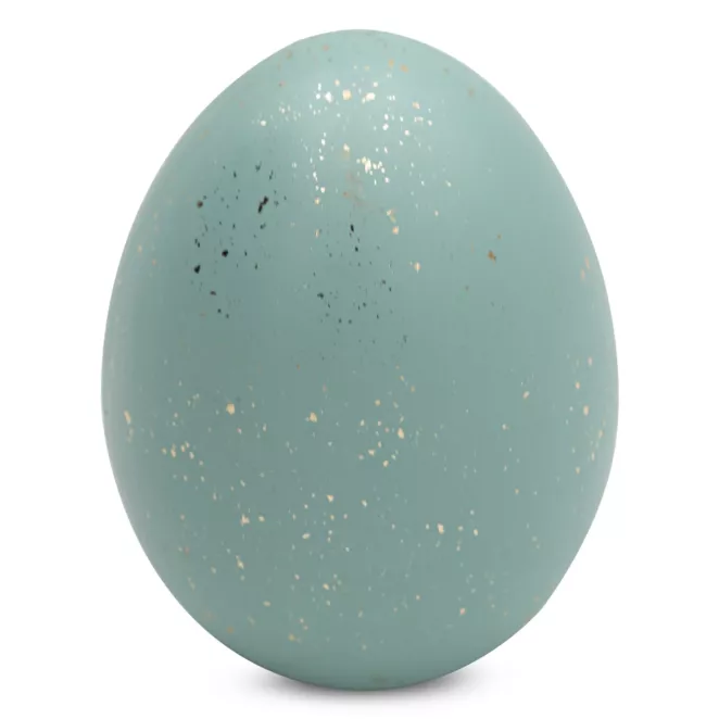 Figurka dekoracyjna JAJKO wielkanocne z lśniącymi drobinkami