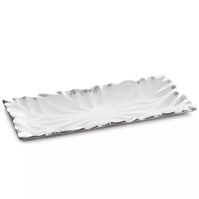 Patera dekoracyjna NIRA zdobiona wypukłym wzorem