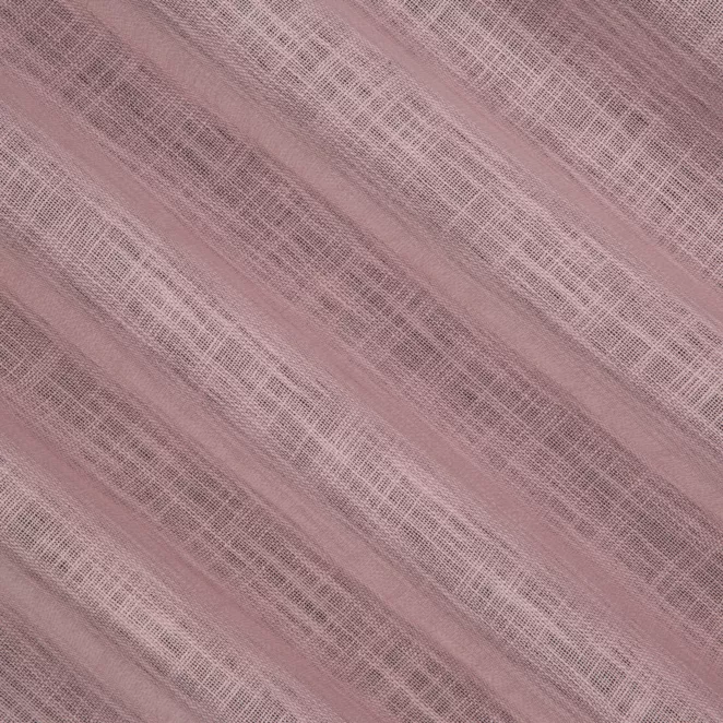 E41/2 Zasłona szyta na taśmie 5 cm pudrowo różowa o naturalnym, luźnym splocie w stylu eko