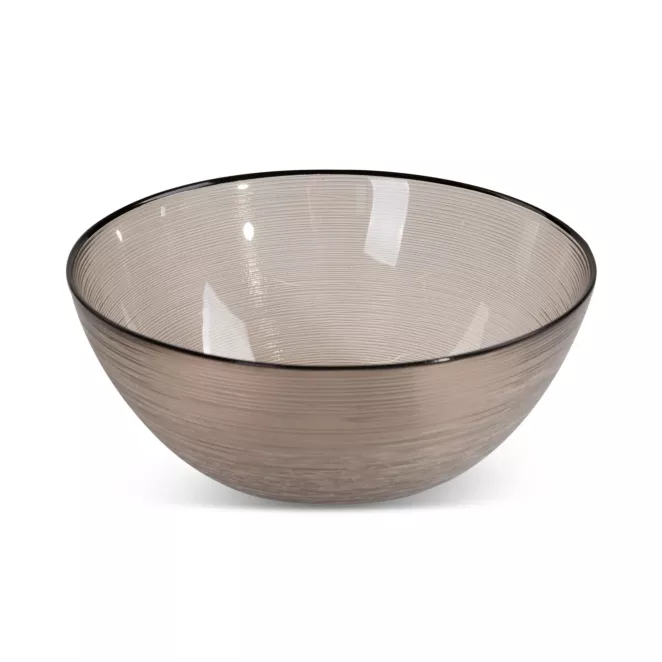 Misa LEA z barwionego szkła artystycznego o prążkowanej powierzchni