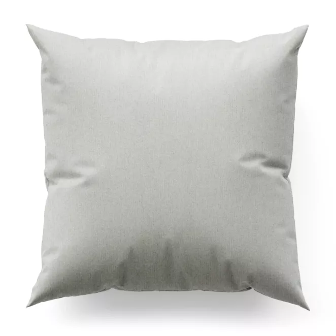 Poszewka szyta kremowa z tkaniny bukla z efektem melanżu