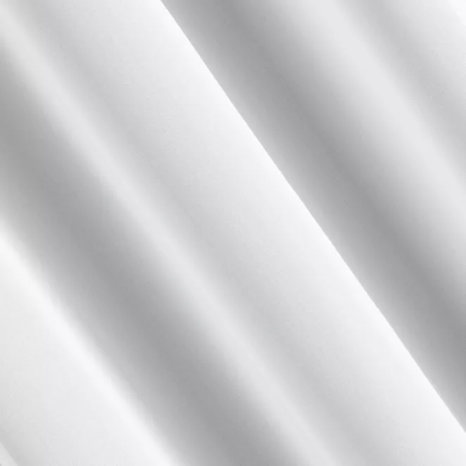 M131/4 Firana szyta na taśmie 5 cm GENEVA naturalna z delikatnej w dotyku, gęsto tkanej, matowej krepy, wykończona obciążnikiem