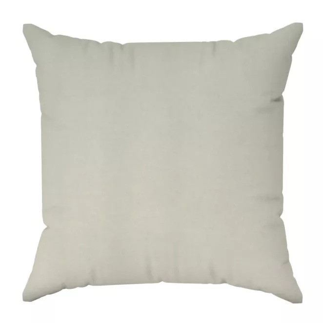 Poszewka szyta jasnosrebrna z miękkiej tkaniny o welurowej strukturze