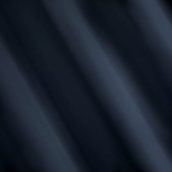 L107/15 Zasłona szyta na taśmie 5 cm granatowa z gładkiej tkaniny zaciemniającej typu dimout