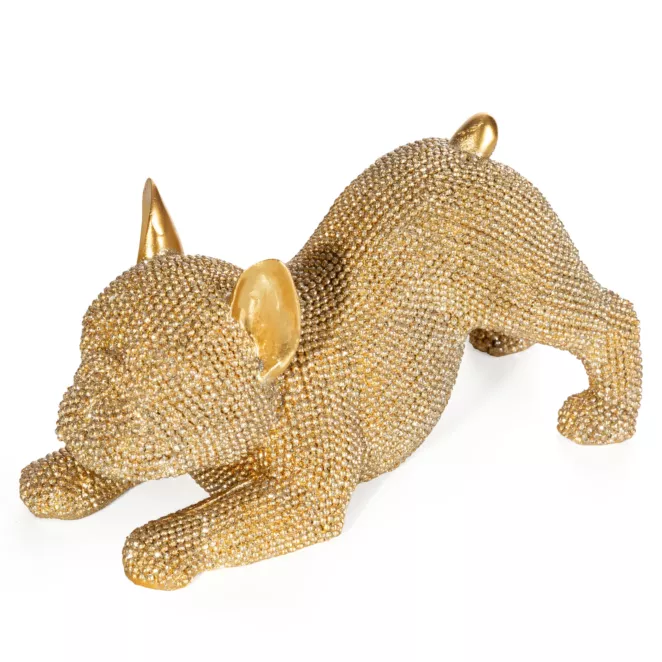 PIES - figurka dekoracyjna ELDO 2 o drobnym strukturalnym wzorze