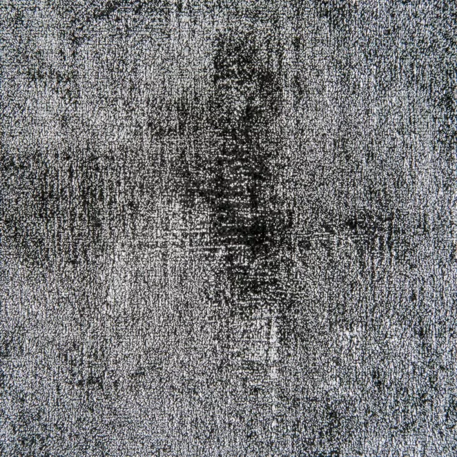 L29/6 Zasłona szyta na taśmie 5 cm czarno srebrna z welwetowej, miękkiej tkaniny, z połyskującym nadrukiem