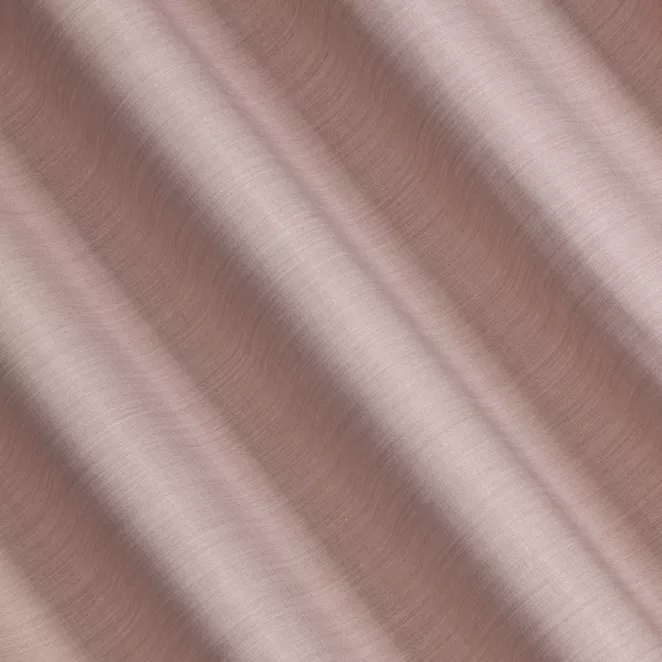 L150/3 Zasłona szyta na taśmie 5 cm pudrowo różowa z miękkiej tkaniny o naturalnym splocie w stylu ekologicznym