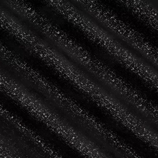 E119/2 Zasłona szyta na taśmie 5 cm czarno srebrna z miękkiej tkaniny szenilowej przetykanej błyszczącą nicią Italissima Eva Minge