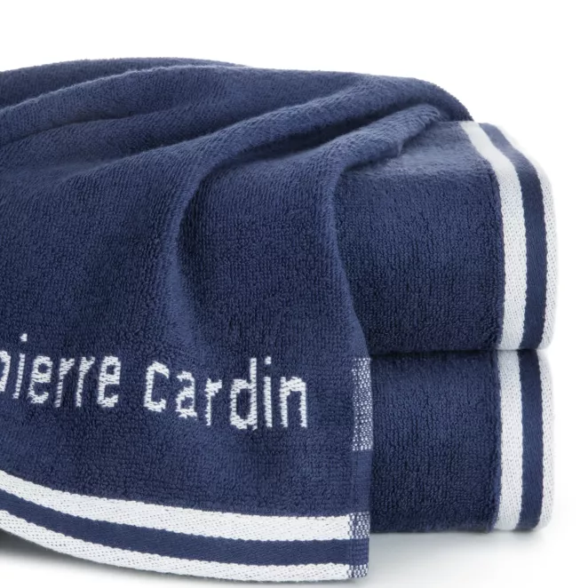 Ręcznik do rąk 30x50 cm bawełniany kolor granatowy z kolekcji Pierre Cardin