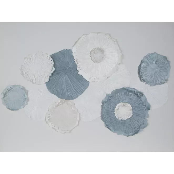 Obraz ręcznie malowany na płótnie kwiaty abstrakcyjne