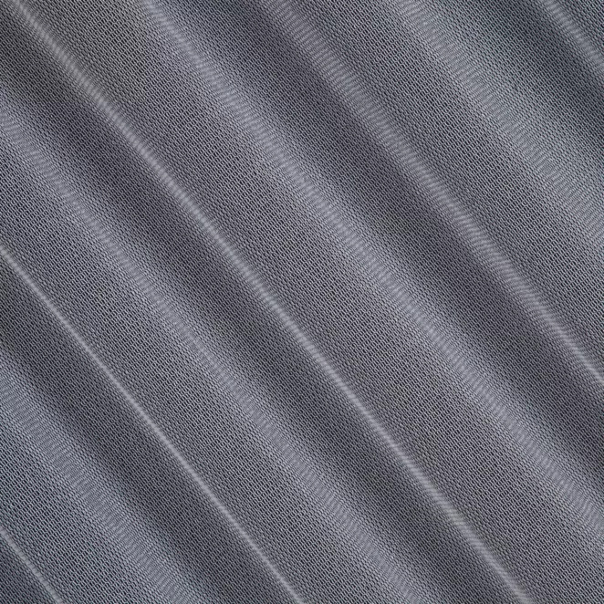 P274/3 Firana szyta na taśmie 5 cm biało srebrzysta z eleganckiej siatki w stylu glamour z połyskliwą nicią, wykończona obciążnikiem Italissima Eva Minge