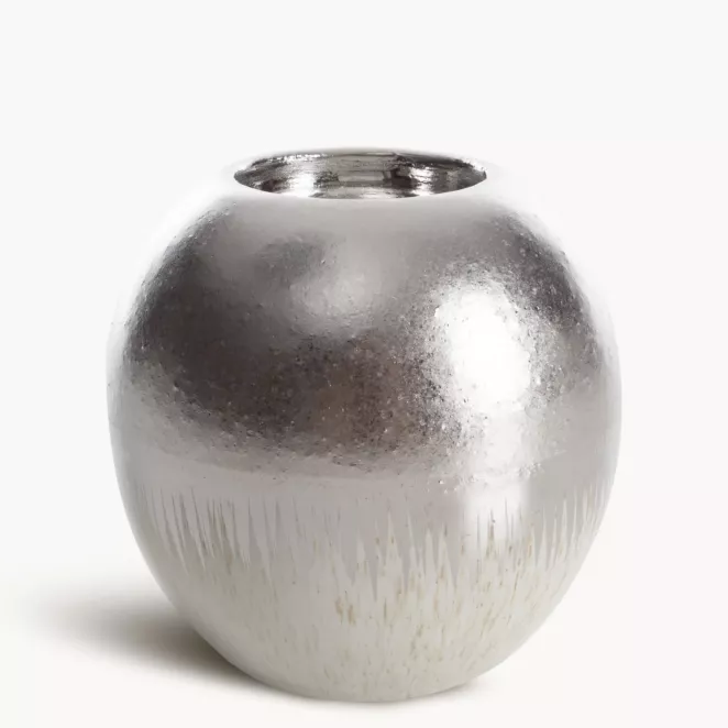 Świecznik ceramiczny MAX 2 łączący fakturę granitu z lśniącą powierzchnią