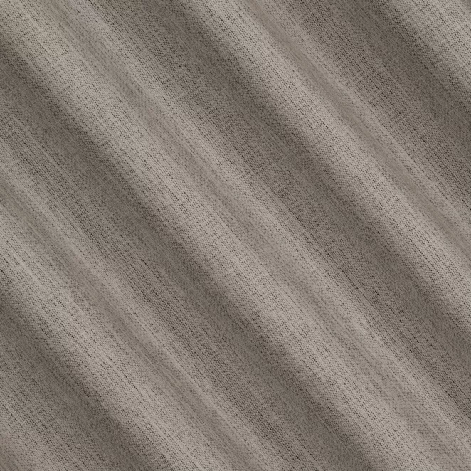 L179/5 Zasłona szyta na taśmie 5 cm kremowo brązowa z tkaniny o wyraźnym splocie z efektem melanżu