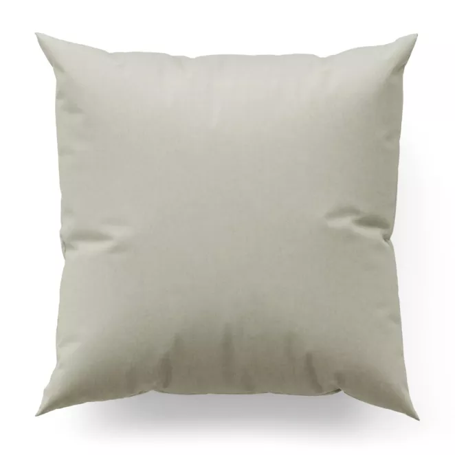 Poszewka szyta beżowa z gładkiej zaciemniającej tkaniny typu dimout