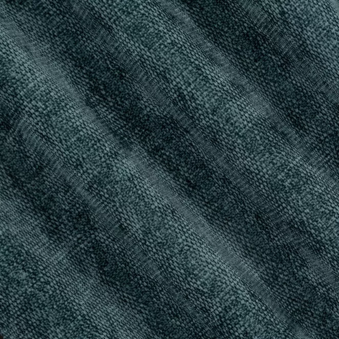 L169/6 Zasłona szyta na taśmie 5 cm granatowa z miękkiej tkaniny szenilowej