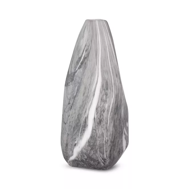 Wazon NIKOL o marmurowej strukturze