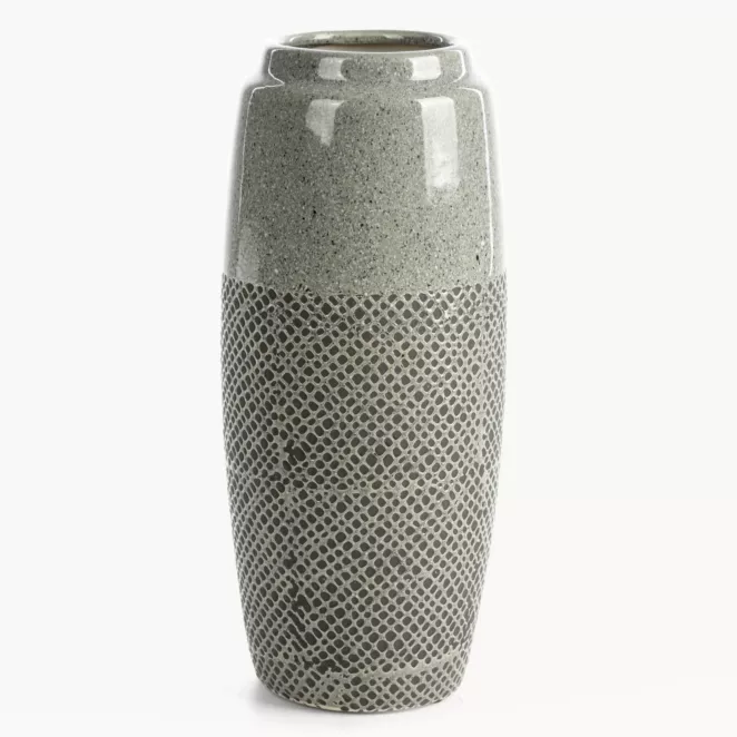 Wazon dekoracyjny stalowy w nowoczesnej stylistyce 16x36 cm NORI