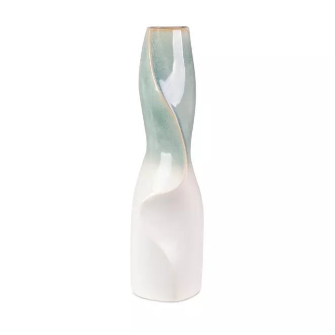 Wazon ceramiczny LIANA w stylu boho z efektem ombre