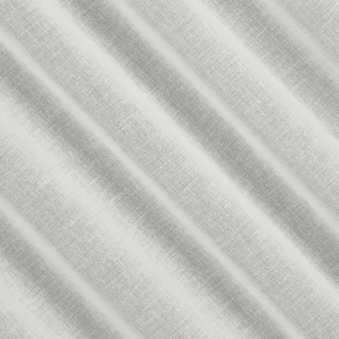 H239/5 Firana szyta na taśmie 5 cm kremowa z delikatnej, grubszej etaminy wykończonej obciążnikiem