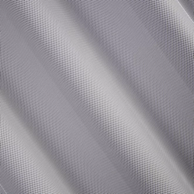 M132/2 Zasłona szyta na taśmie 5 cm CLAIRE popielata z eleganckiej tkaniny w drobny geometryczny wzór Italissima Eva Minge