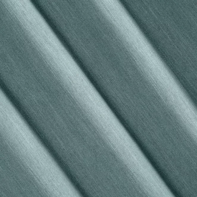 R225/23 Zasłona szyta na taśmie 5 cm szałwiowa z tkaniny o naturalnym splocie z efektem melanżu