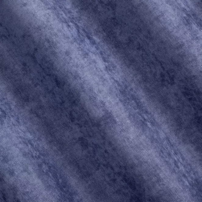 R159/7 Zasłona szyta na taśmie 5 cm BRIANNA granatowa miękka szenilowa o wyraźnym splocie i lekkim połysku