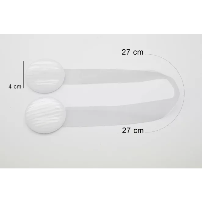 Zestaw 2 sztuk upinaczy do zasłon dekoracyjnych z magnesem