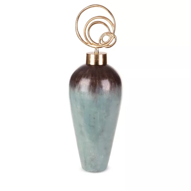 Figurka dekoracyjna IRIS ze szkła artystycznego ręcznie malowana