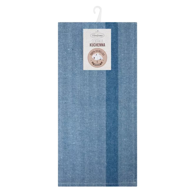 Ściereczka kuchenna 50x70 cm bawełniana kolor niebieski 200 g/m2 OLIVIA