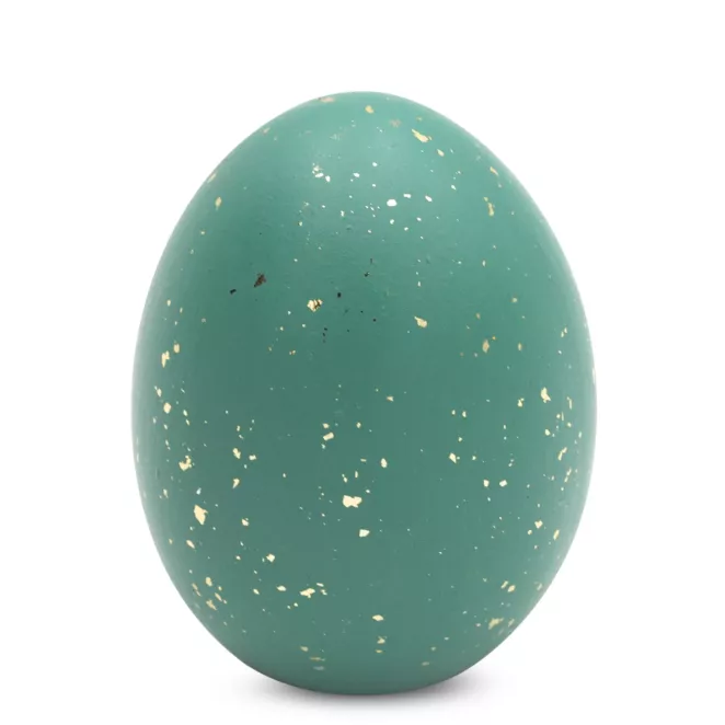 Figurka dekoracyjna JAJKO wielkanocne z lśniącymi drobinkami