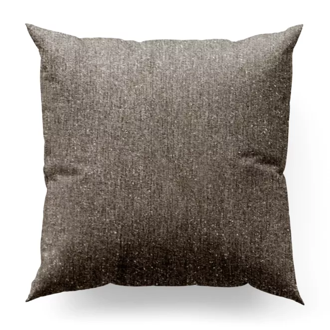 Poszewka szyta SAFIRA brązowa z moherowej połyskującej tkaniny