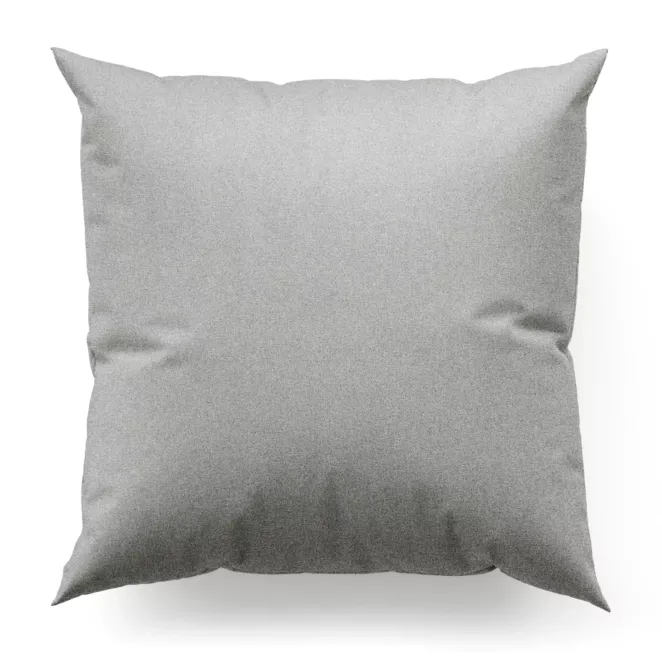 Poszewka szyta stalowa ze strukturalnej tkaniny typu blackout, zaciemniająca w 100%