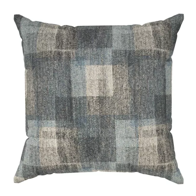 Poszewka szyta czarno złota z tkaniny w elegancki wzór przetykany błyszczącą nicią Italissima Eva Minge