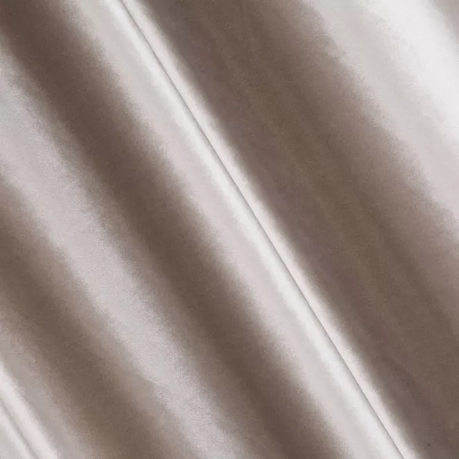 L88/18 Zasłona szyta na taśmie 5 cm ITALIA beżowa z tkaniny welwetowej o delikatnym połysku