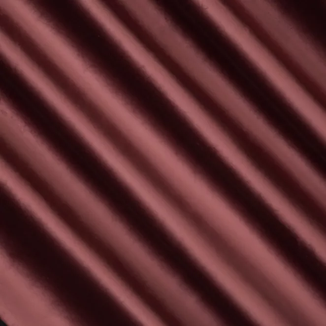 P277/5 Zasłona szyta na taśmie 5 cm bordowa z miękkiej półmatowej tkaniny welwetowej