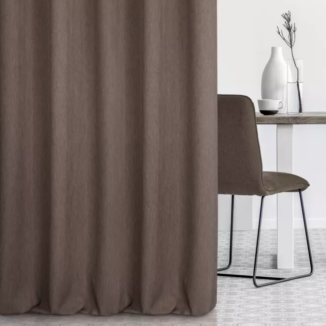 Tkanina zasłonowa jednokolorowa, delikatny melanż, miękka, z drobnym strukturalnym wzorkiem z kolekcji Eva Minge
