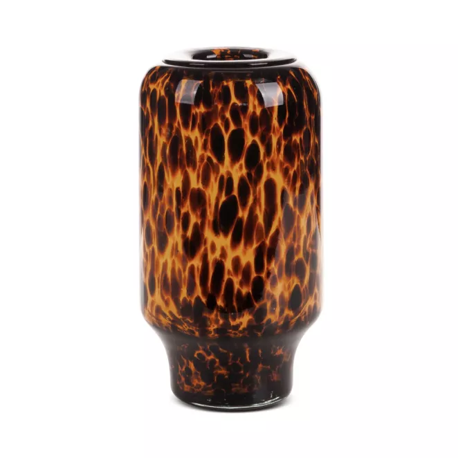 Wazon LANA ze szkła artystycznego we wzór panterki
