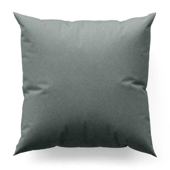 Poszewka szyta miętowa ze strukturalnej tkaniny typu blackout, zaciemniająca w 100%