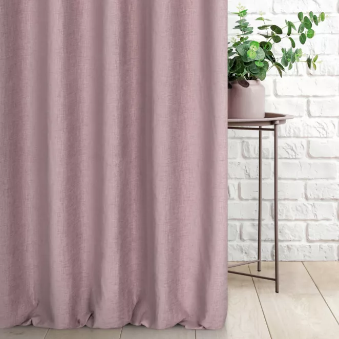 Tkanina zasłonowa, miękka, szenilowa tkanina, przetykana błyszczącą nicią