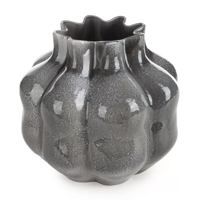 Wazon dekoracyjny NIKO zdobiony wytłaczanym wzorem