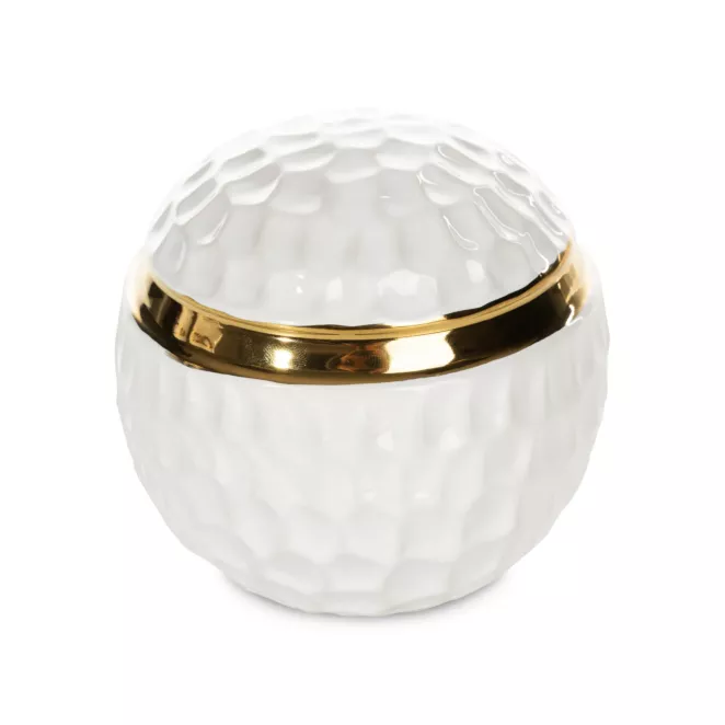 Kula dekoracyjny ETNA z wytłaczanym worem i złotymi akcentami