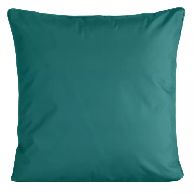 Poszewka na poduszkę 45x45 cm z gładkiej tkaniny wodoodpornej ciemnozielona idealna do ogrodu i na taras GARDEN 5