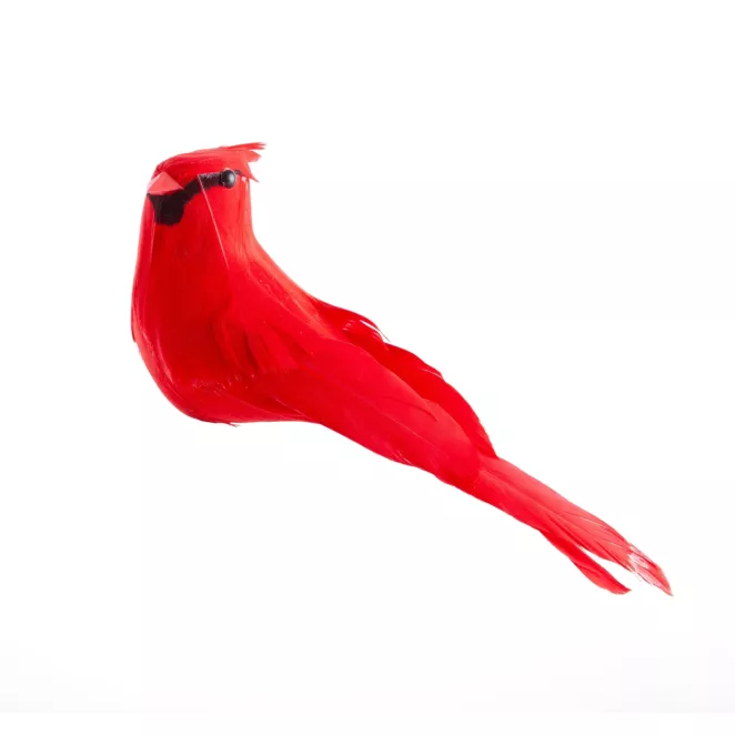 Ozdoba choinkowa PTAK z piórami