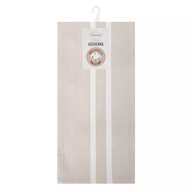 Ściereczka kuchenna 50x70 cm bawełniana kolor beżowy 200 g/m2 OLIVIA