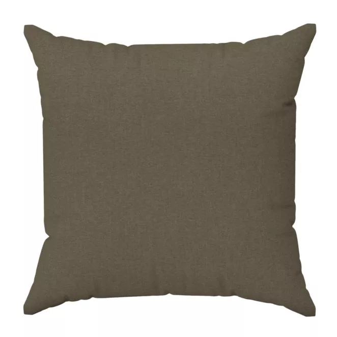 Poszewka szyta jasnobrązowa z miękkiej tkaniny o welurowej strukturze