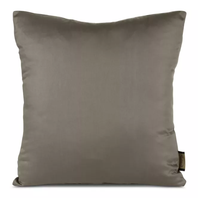 Poszewka na poduszkę 40x40 cm z satyny bawełnianej, gładka jasnobrązowa DINA Diva Line