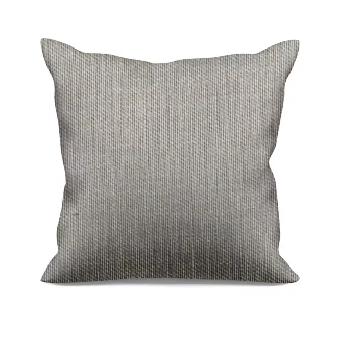 Poszewka szyta stalowa o naturalnym splocie w melanżowych odcieniach