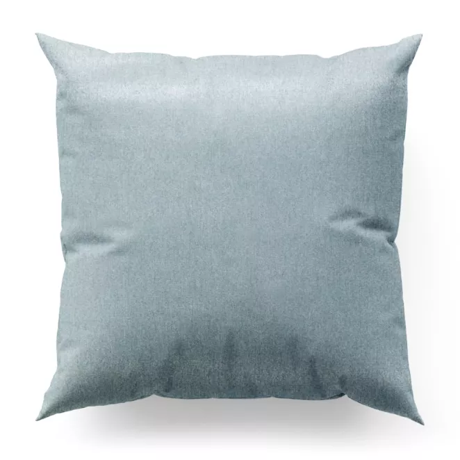 Poszewka szyta niebieska z gładkiej, zaciemniającej tkaniny z wyraźnym splotem