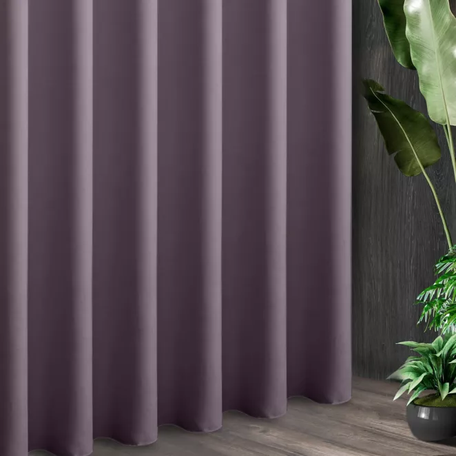 Tkanina zasłonowa ADORE gładka i miękka w dotyku o welurowej strukturze